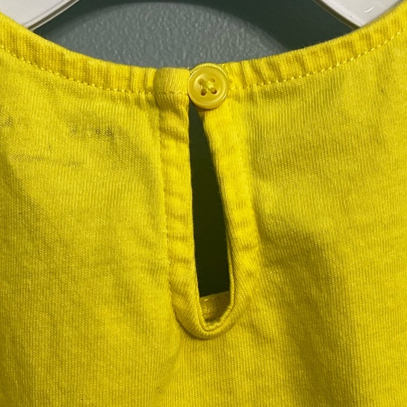 Girl’s Size 5 Janie and Jack Yellow Ruffle Tank Top - Picture 7 of 9